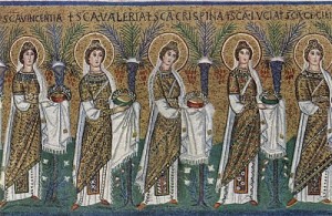 Virgin Martyrs in San_Apollinare_Nuovo_in_Ravenna_