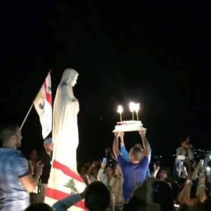pell. libanesi festeggiano il compleanno della Madonna