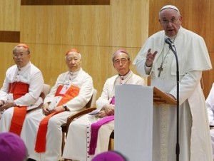 papa e vescovi coreani