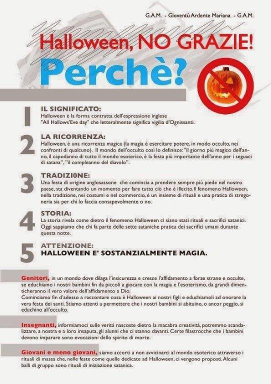 HALLOWEEN NO GRAZIE!