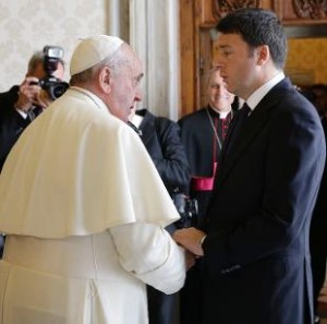 Papa e Renzi OK n