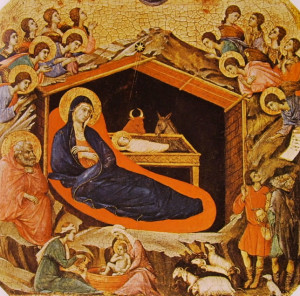 NATIVITA  duccio - dalla predella della maestà