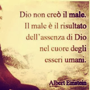 Dio non creò il male