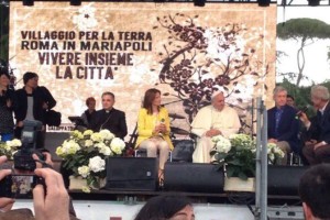 papa . Giornata per la terra